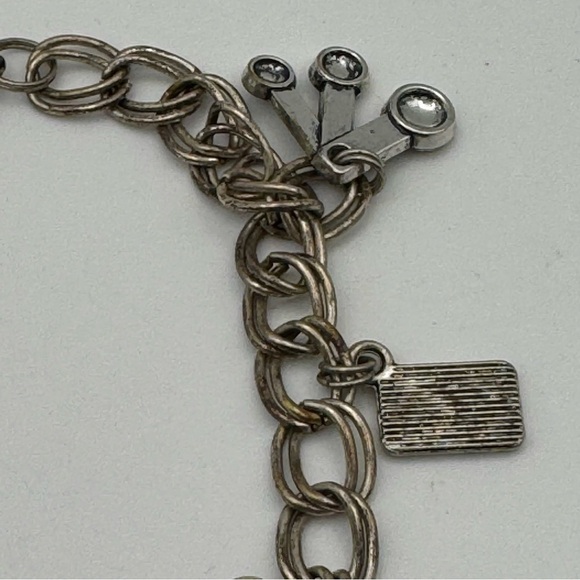 Brighton Charm Silver Bracelet Baking Cooking Muffin Rolling Pin Cookies - Picture 4 of 9